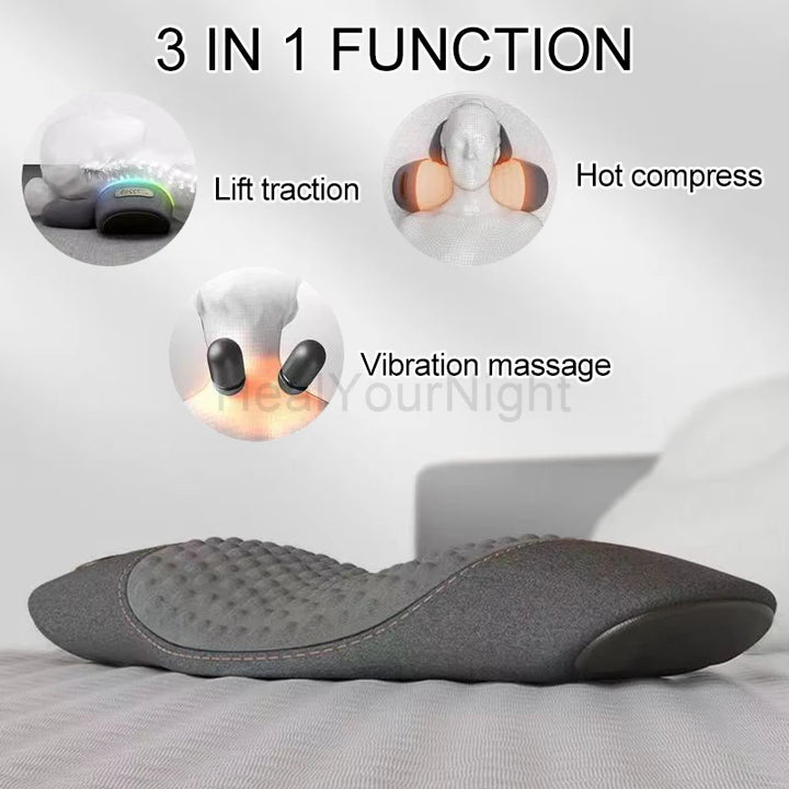 Waist Pillow Bed Sleeping Waist Protection Pad Electric Massage Lying Flat Waist Pain Waist Support Heating Vibrating Sleep Pad