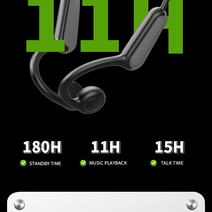 Xiaomi Mijia Real Bone Conduction Sport Headphone Wireless Earphone Bluetooth-Compatible Headset Hands-free with Mic for Running