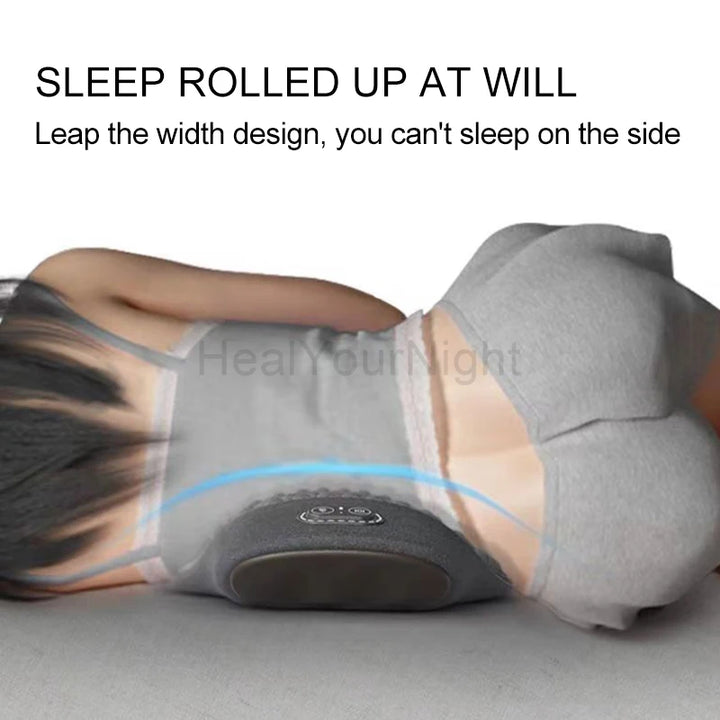 Waist Pillow Bed Sleeping Waist Protection Pad Electric Massage Lying Flat Waist Pain Waist Support Heating Vibrating Sleep Pad