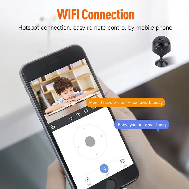 A9 HD Wifi Smart Monitor Surveillance Cameras Sensor Camcorder Web Video Home Safety Wireless Security