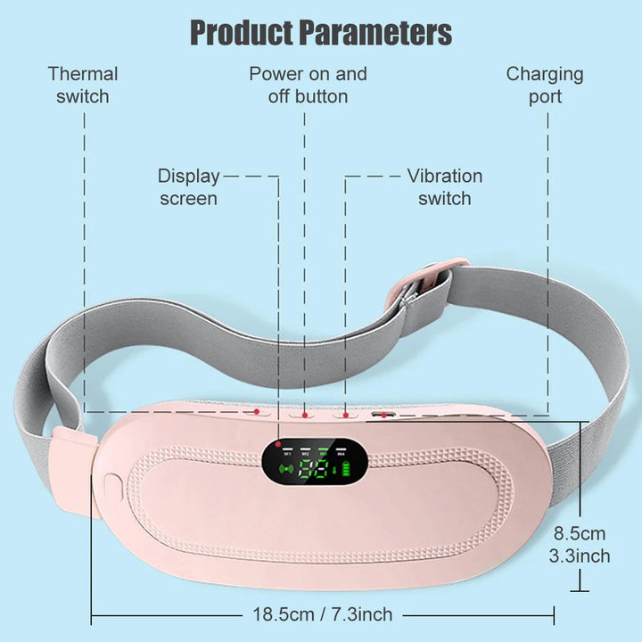 Masajeador eléctrico portátil para aliviar los calambres menstruales 