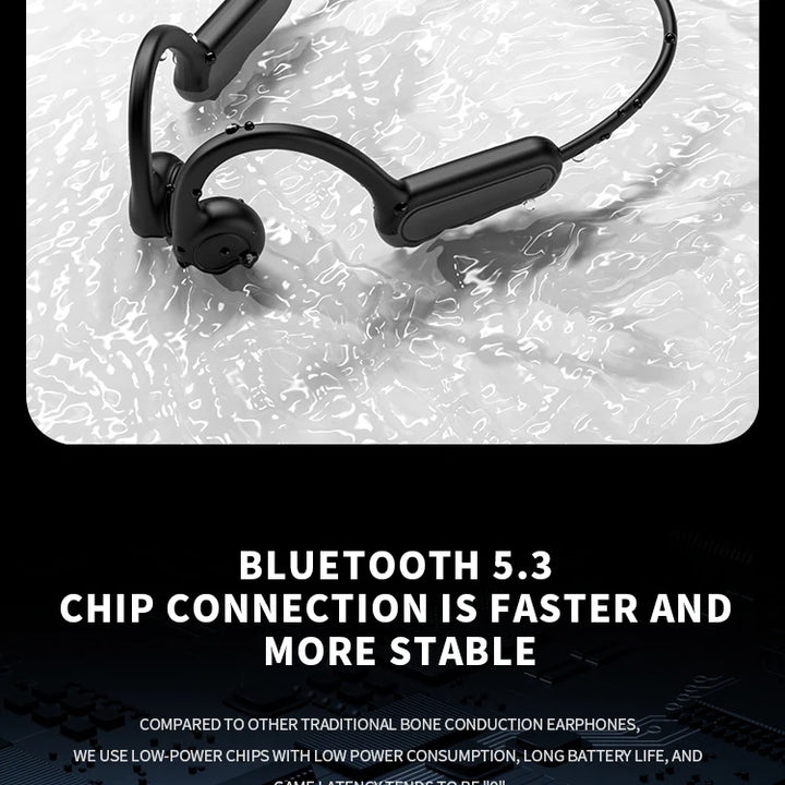 Xiaomi Mijia Real Bone Conduction Sport Headphone Wireless Earphone Bluetooth-Compatible Headset Hands-free with Mic for Running